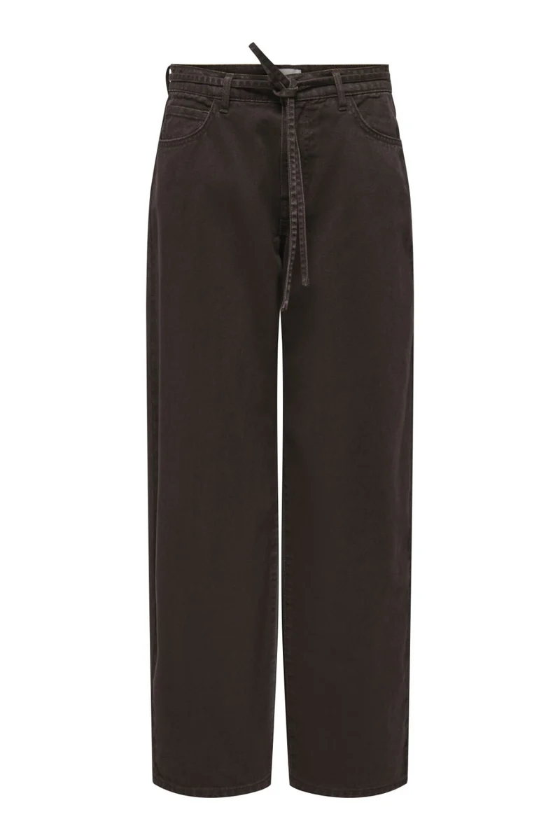 Only - Onlgianna Straight Brown Dot - 4975471 Dark Brown Denim