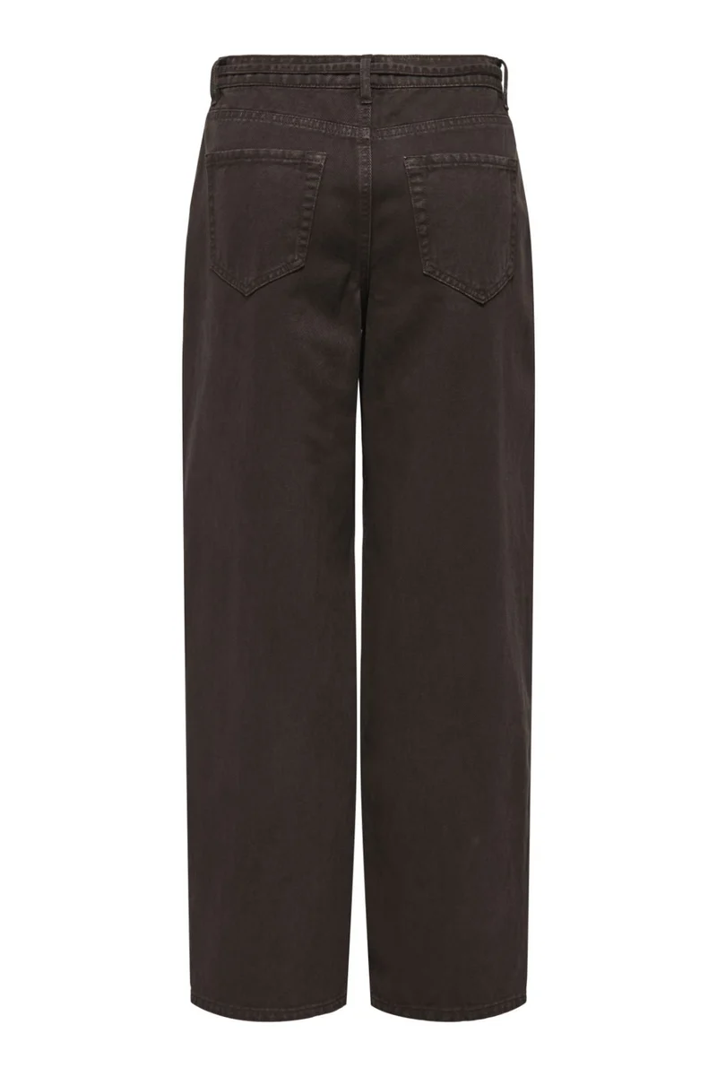 Only - Onlgianna Straight Brown Dot - 4975471 Dark Brown Denim