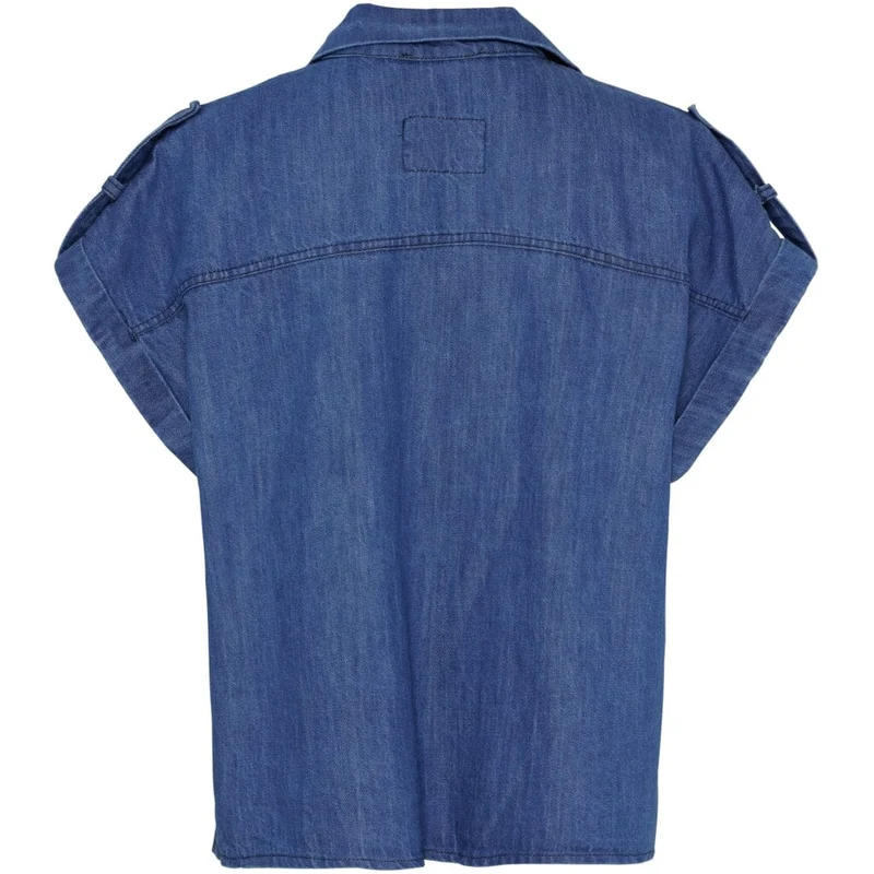Marta Du Chateau - Mdccarola Vest 11053 - Medium Blue