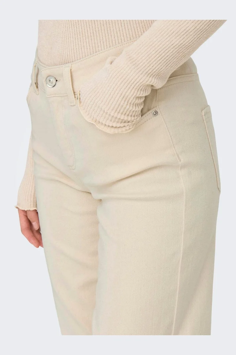 Only - Onlblush Mid Straight Dot - 4641414 Ecru