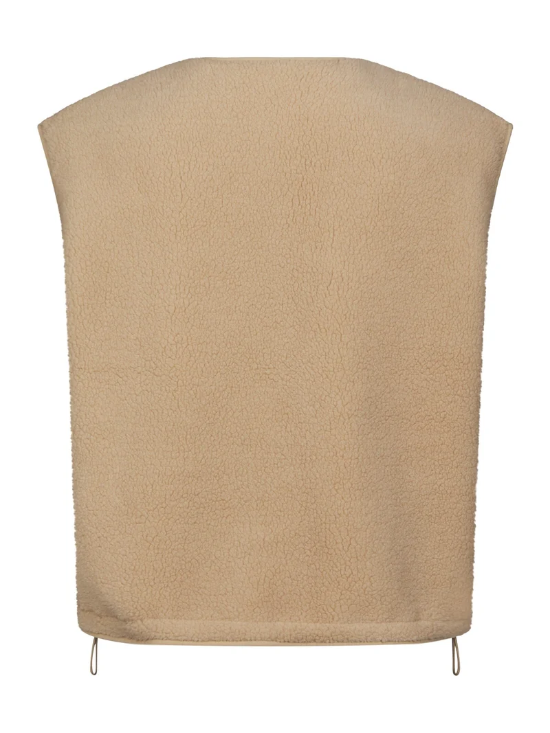 Valentin Studio - Fluffy Vest 167485 - 213 - Sand