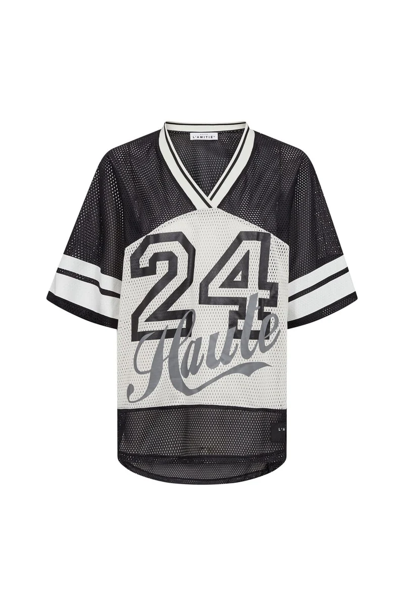 Haute L'Amitié - Drift Combo Number Tee HL10478 - Black