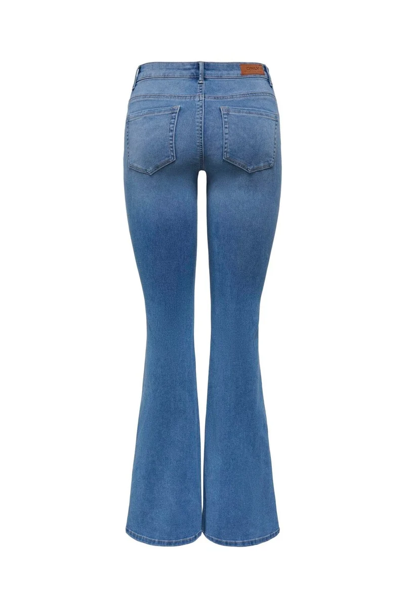Only - Onlreese Reg Retro Flared Box - 5010777 Medium Blue Denim