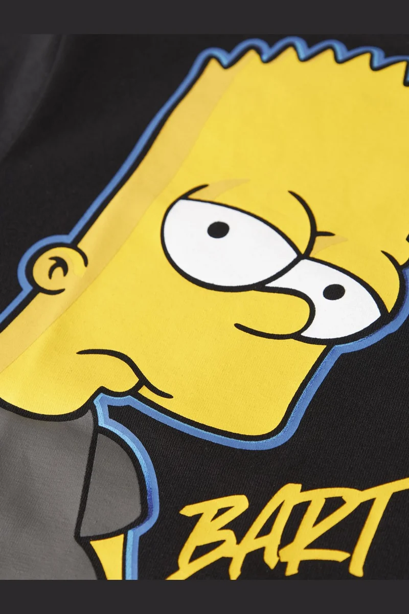 Name It - Nkmjuda Simpsons Nreg Ss Top Box Bfu - 4923717 Black