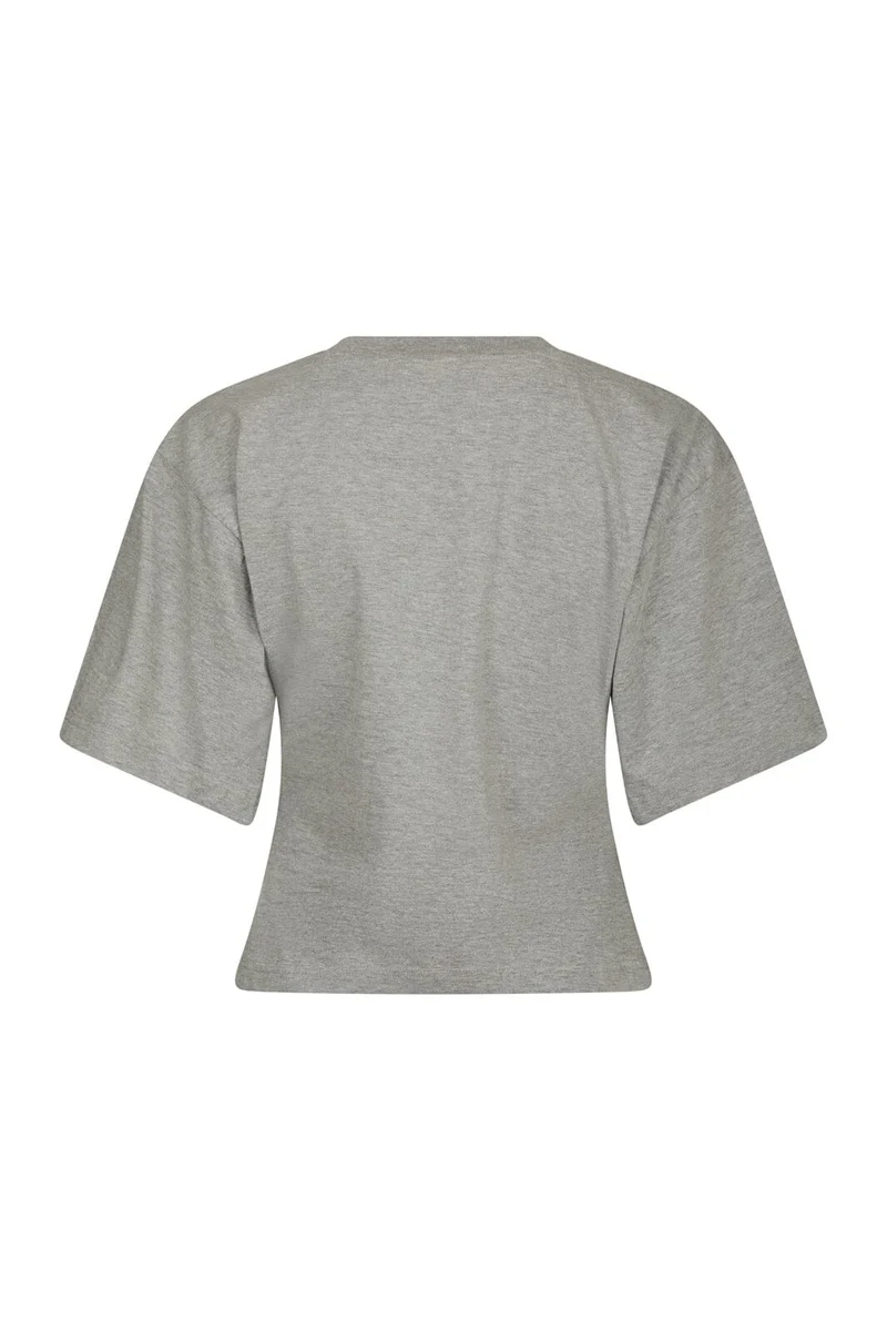 Neo Noir - Asha Boxy Tee 164418 - 133 - Grey Melange