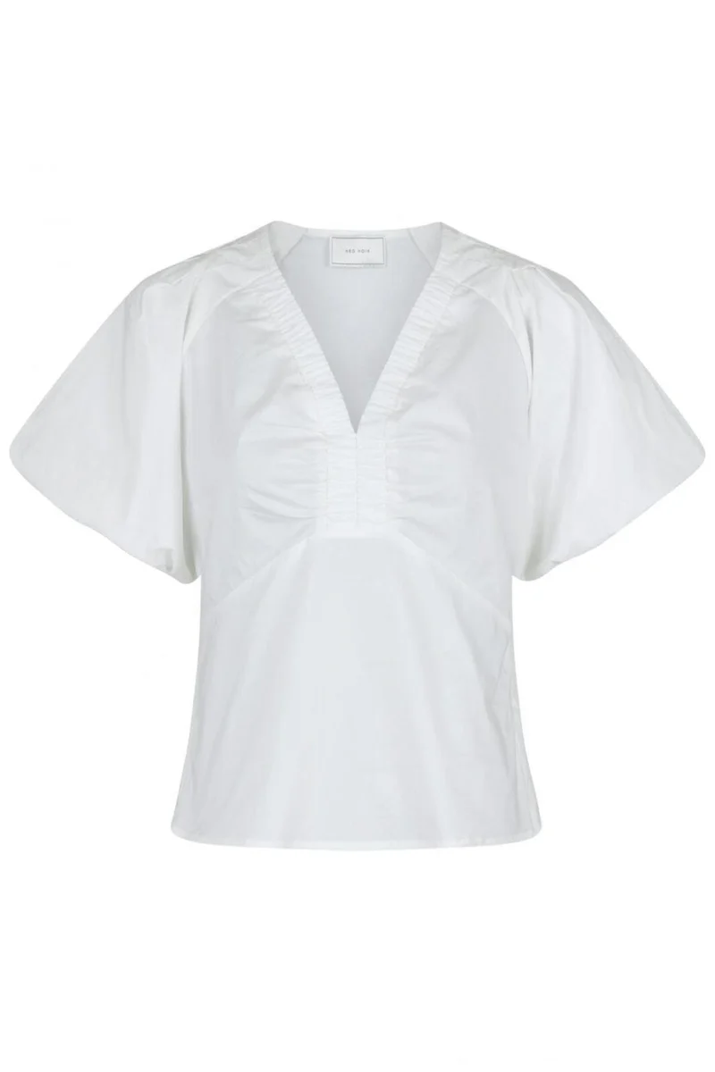 Neo Noir - Irina Poplin Blouse - White