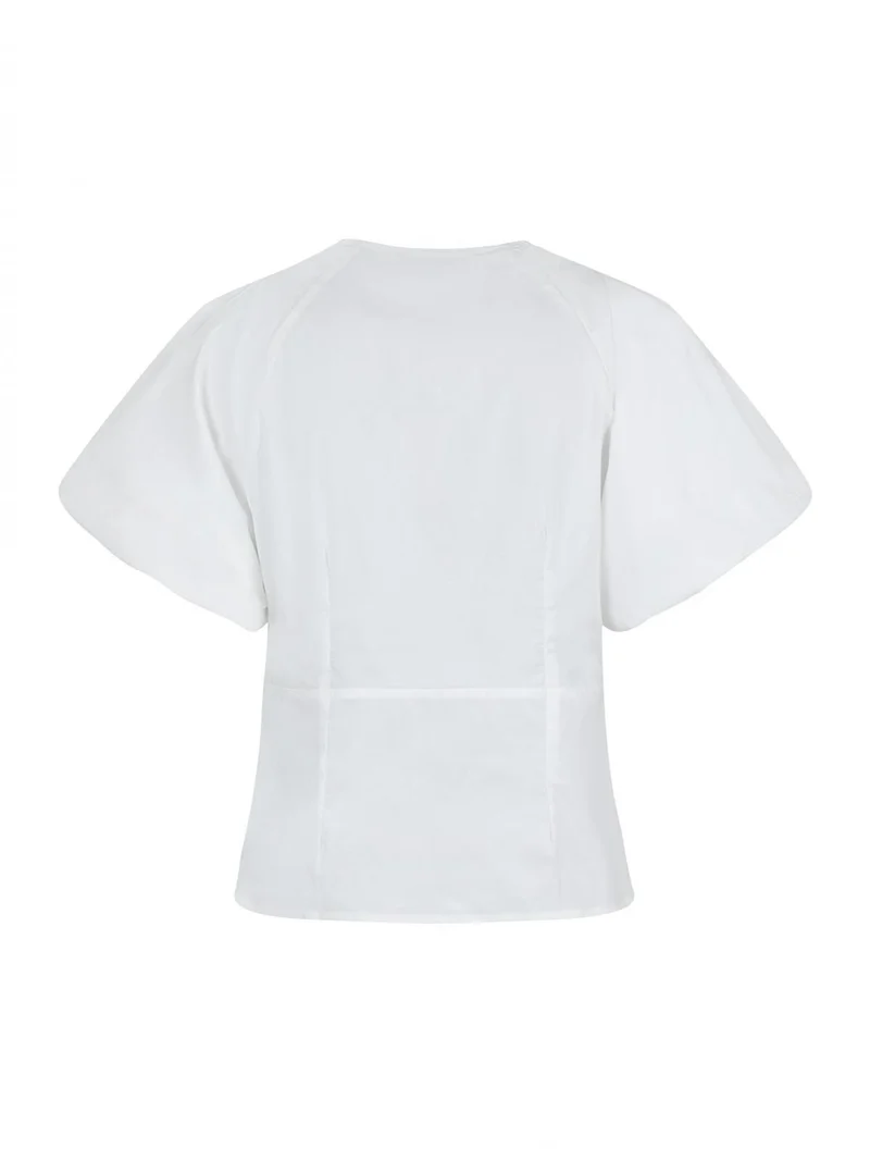 Neo Noir - Irina Poplin Blouse - White
