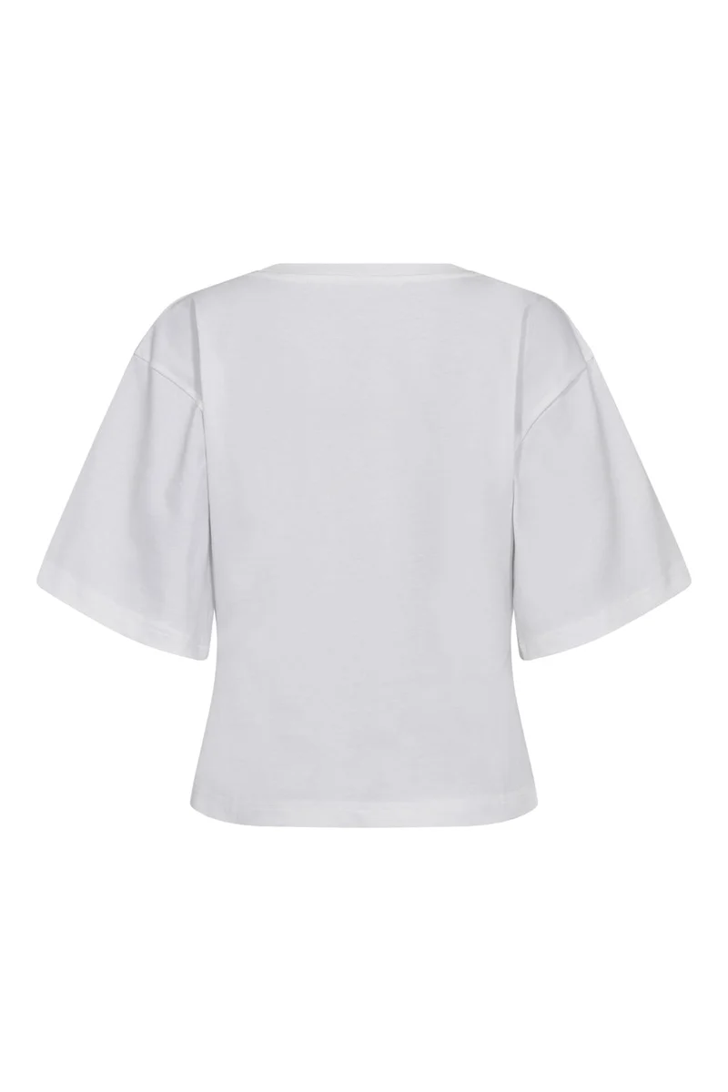 Co´Couture - Zengacc Tee O-Neck 43013 - 40096 - Whiteblack