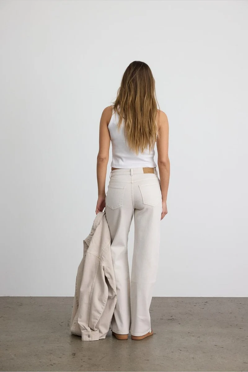 Noisy May - Nmyolanda Straight Jeans Color - 4920927 Pumice Stone