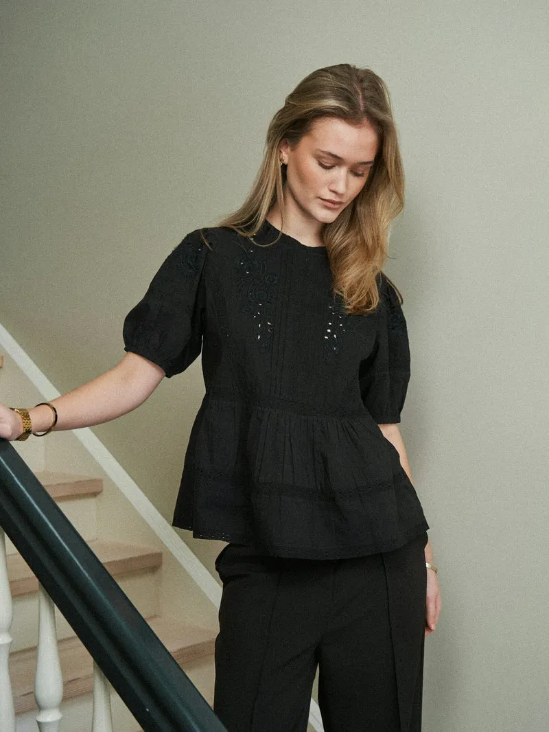 Neo Noir - Carnita Blouse 166753 - 100 - Black
