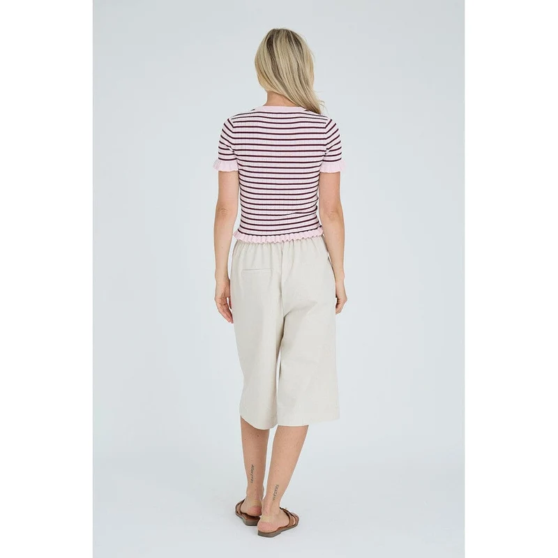 A-View - Fabi Knit Top AV7079 - 373 - Bordeaux/Rose