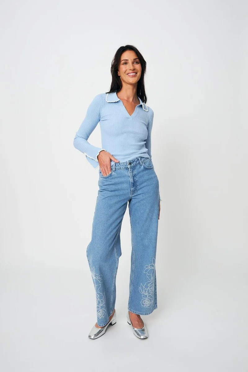 Cras - Zandra Jeans C655 - 7035 - 7035 Medium Blue