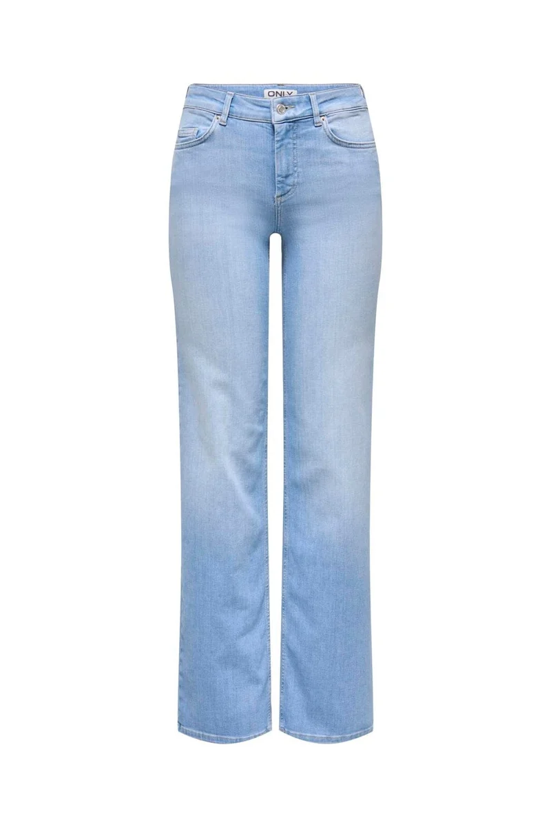 Only - Onlblush Mid Straight Rea828 - 4921487 Light Blue Denim
