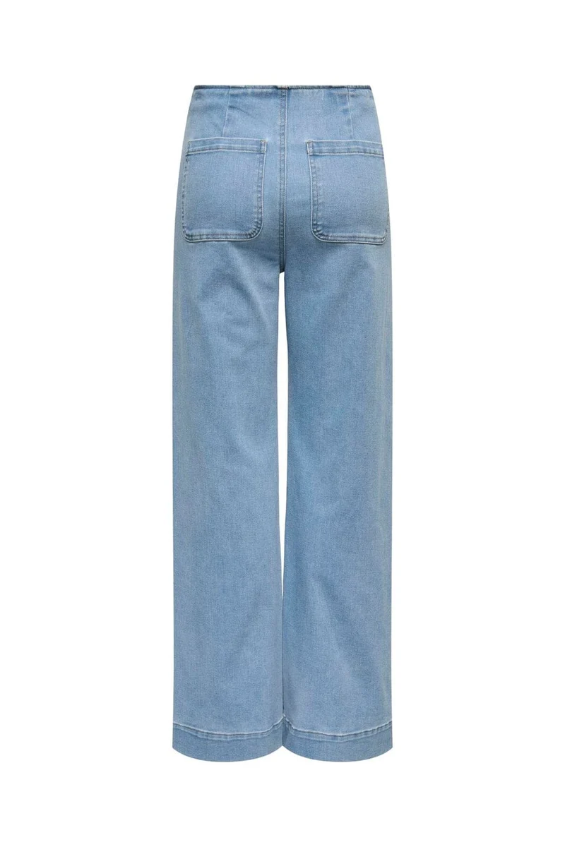 Only - Onlmadeline Wd Pocket Gua221 - 4845104 Light Blue Denim