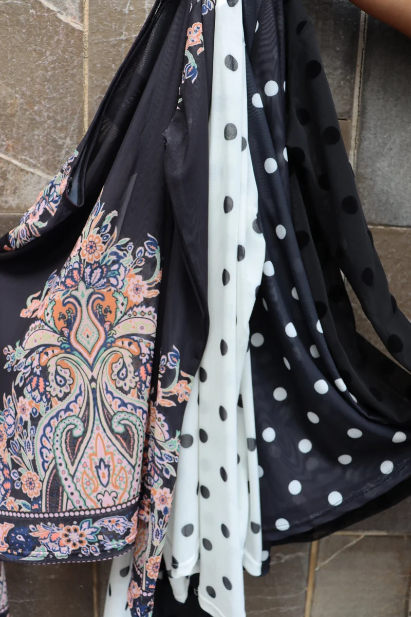Liberte - Mesh Ls Tshirt 22065 - Black Paisley
