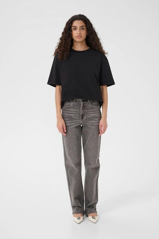 Gestuz - Gzjade Straight Jeans 10910808 - 102235 - Washed Light Grey
