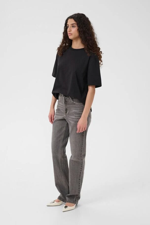 Gestuz - Gzjade Straight Jeans 10910808 - 102235 - Washed Light Grey