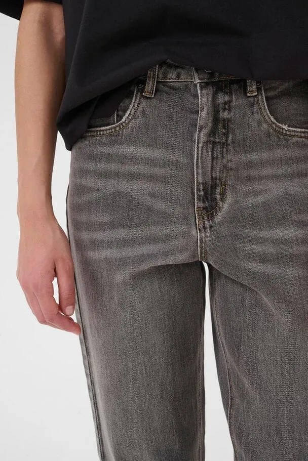Gestuz - Gzjade Straight Jeans 10910808 - 102235 - Washed Light Grey