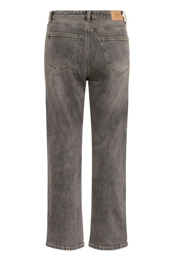 Gestuz - Gzjade Straight Jeans 10910808 - 102235 - Washed Light Grey