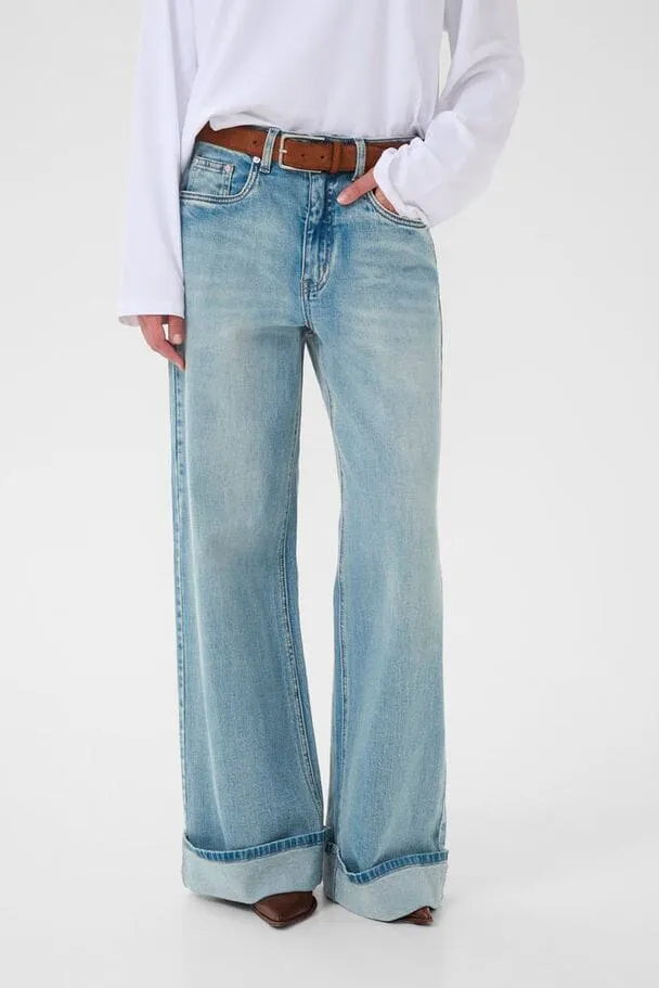Gestuz - Gzsara Wide Jeans 10910809 - 104590 - Washed Blue