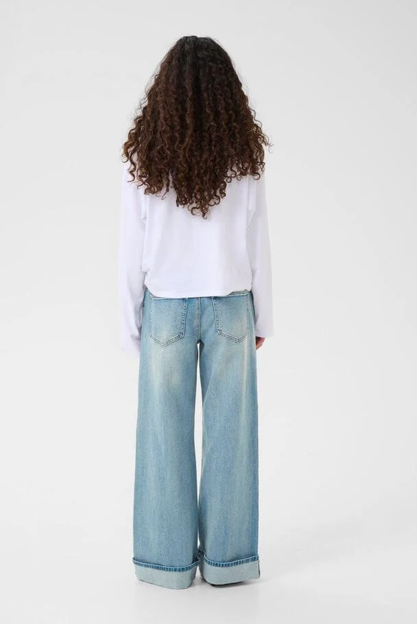 Gestuz - Gzsara Wide Jeans 10910809 - 104590 - Washed Blue