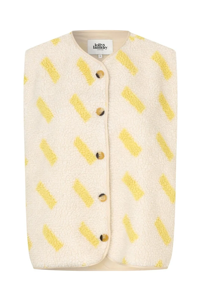 Lollys Laundry - Jacell Vest Sl26141-1001 - 93 Light Yellow