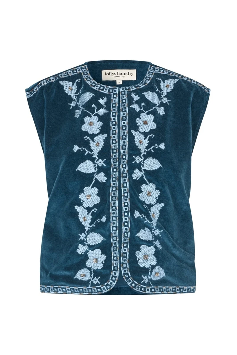Lollys Laundry - Binll Vest Sl 26180-1061 - 20 - Blue