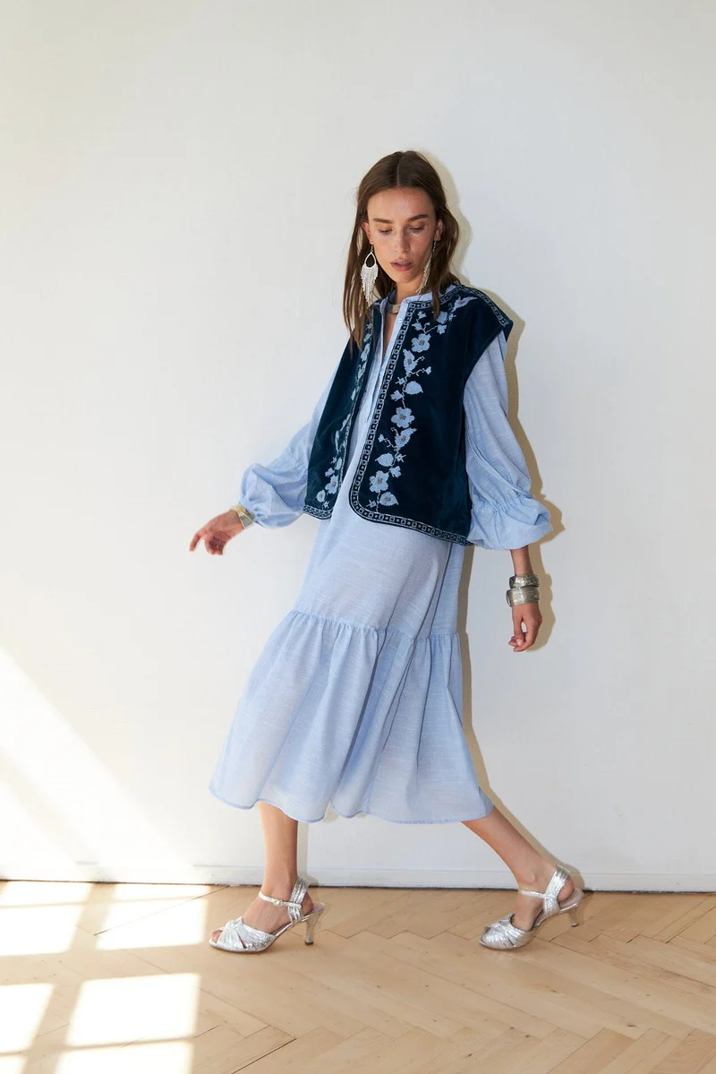 Lollys Laundry - Binll Vest Sl 26180-1061 - 20 - Blue