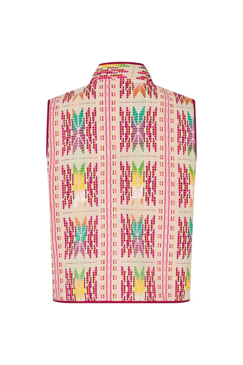 Lollys Laundry - Cairoll Quilted Vest26155-1040 - 51 Pink