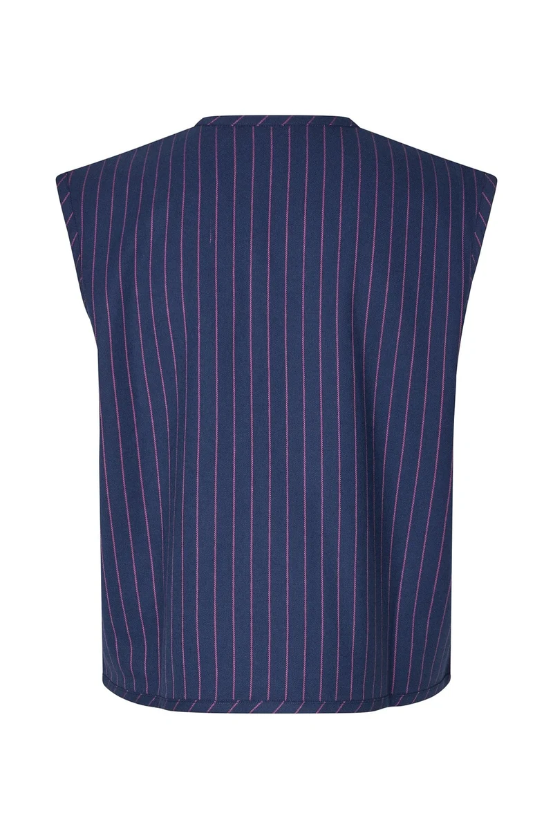 Lollys Laundry - Abbeyll Vest Sl25539-1010 - 27 Dark Navy