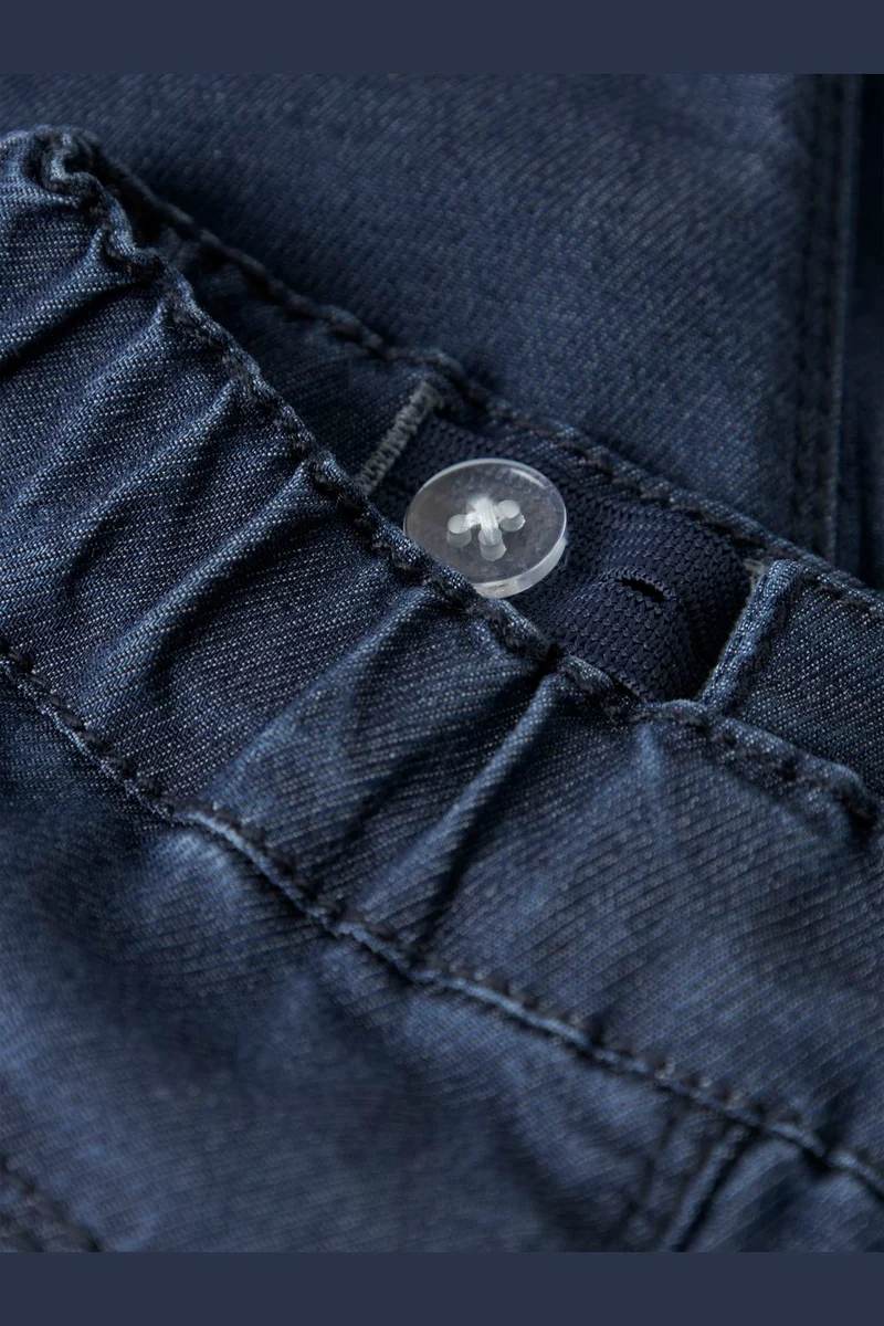 Name It - Nbfrose Shaped Emb Jeans 5321-Yb H - 4872342 Dark Blue Denim Flower Emb