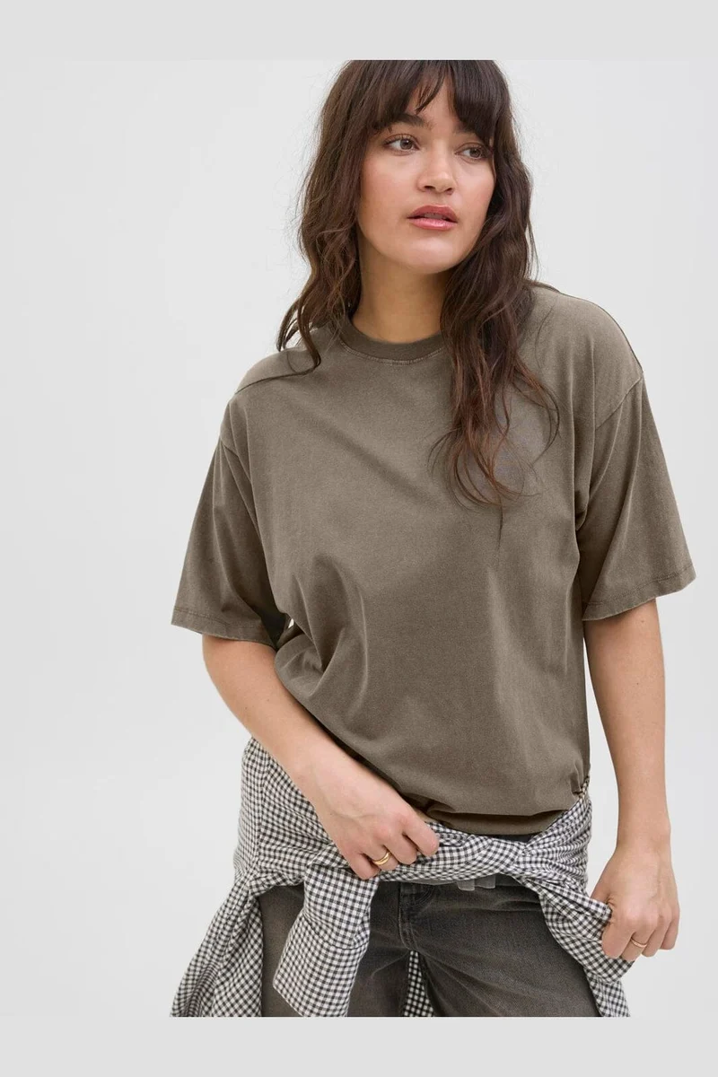 Jjxx - Jxandrea Wash Loose Ss Tee Sn - 4788353 Falcon