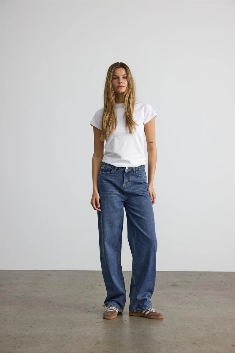 Noisy May - Nmalexa Nw Reg Jeans Fo055Mb - 4798040 Medium Blue Denim