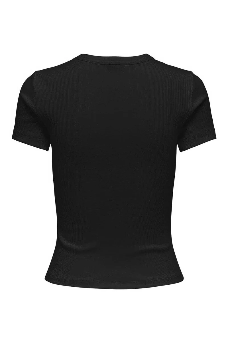 Only - Onlval Life S/S O-Neck Top - 4963288 Black