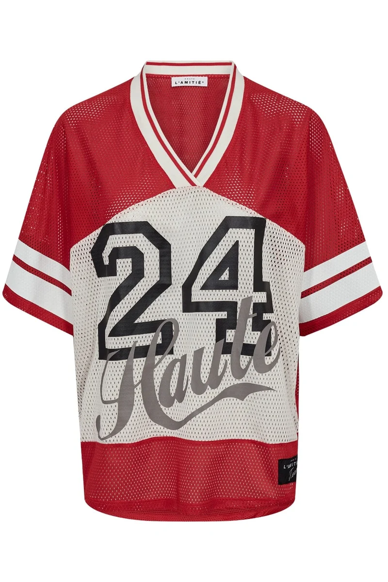 Haute L'Amitié - Drift Combo Number Tee HL10478 - Red