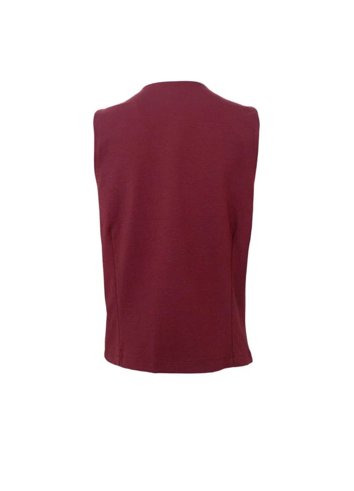 Black Colour - Bcdavi Casual Vest 40991 - Plum