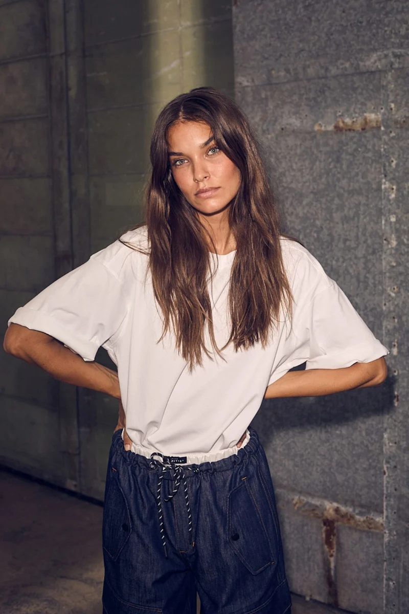 Haute L'Amitié - Back Logo Loose Tee HL10410 - White/Black Print
