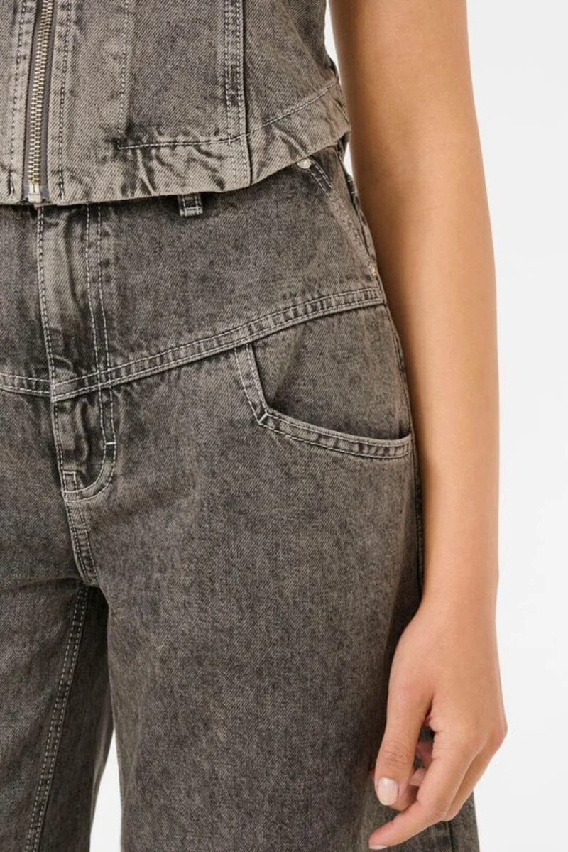 Gestuz - Gzjosie Barrel Jeans 10910303 - 107905 - Greige Denim Wash