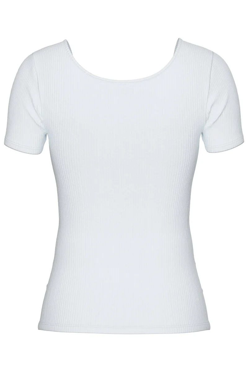 Pieces - Pckitte Ss Top - 3254877 Bright White