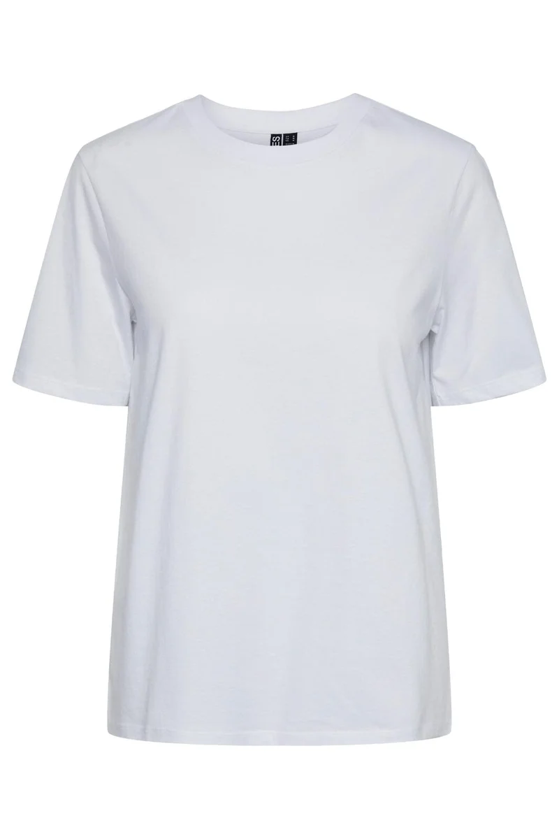 Pieces - Pcria Ss Solid Tee - 4280157 Bright White