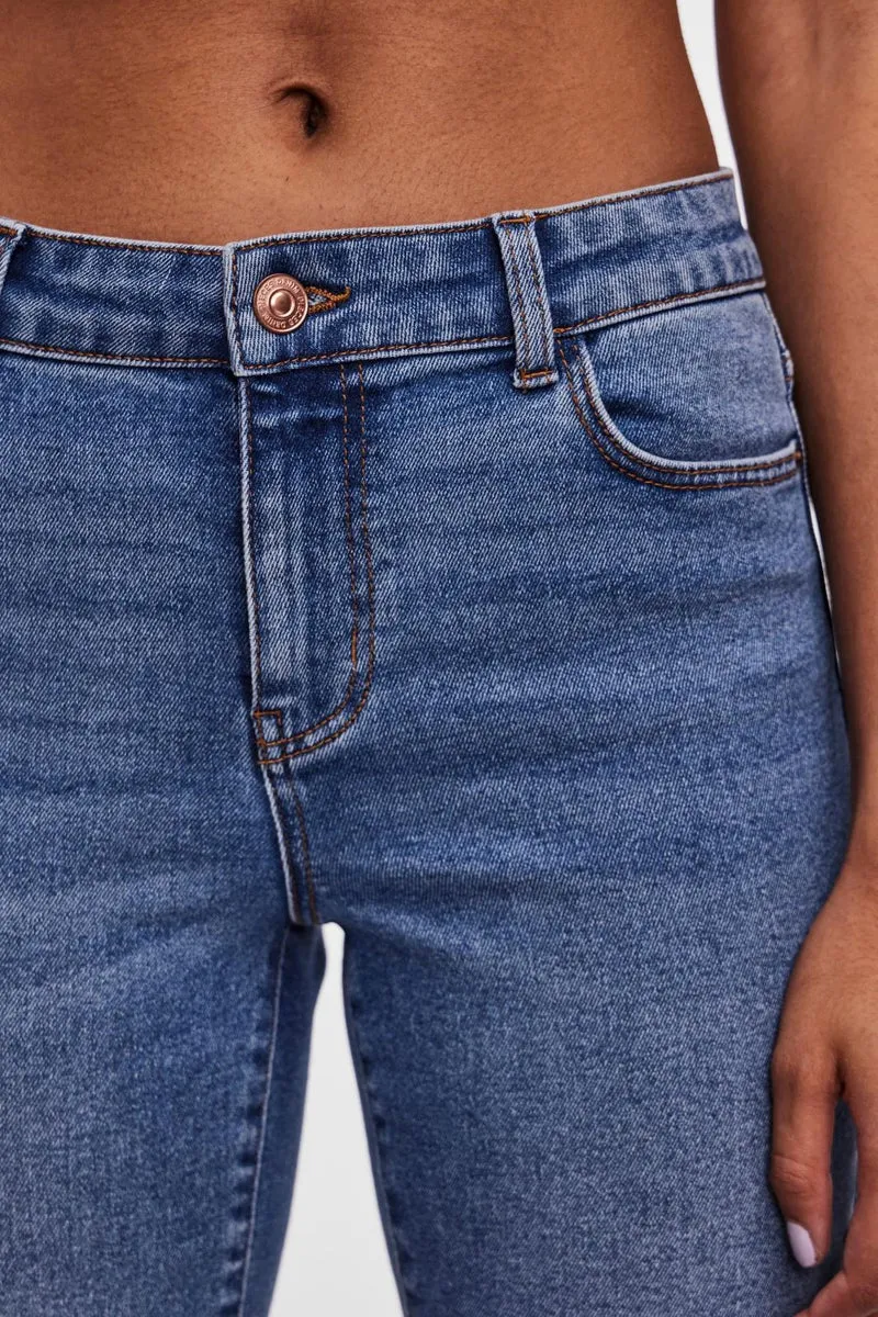Pieces - Pcdana Skinny Jeans Mb402 - 4438612 Medium Blue Denim
