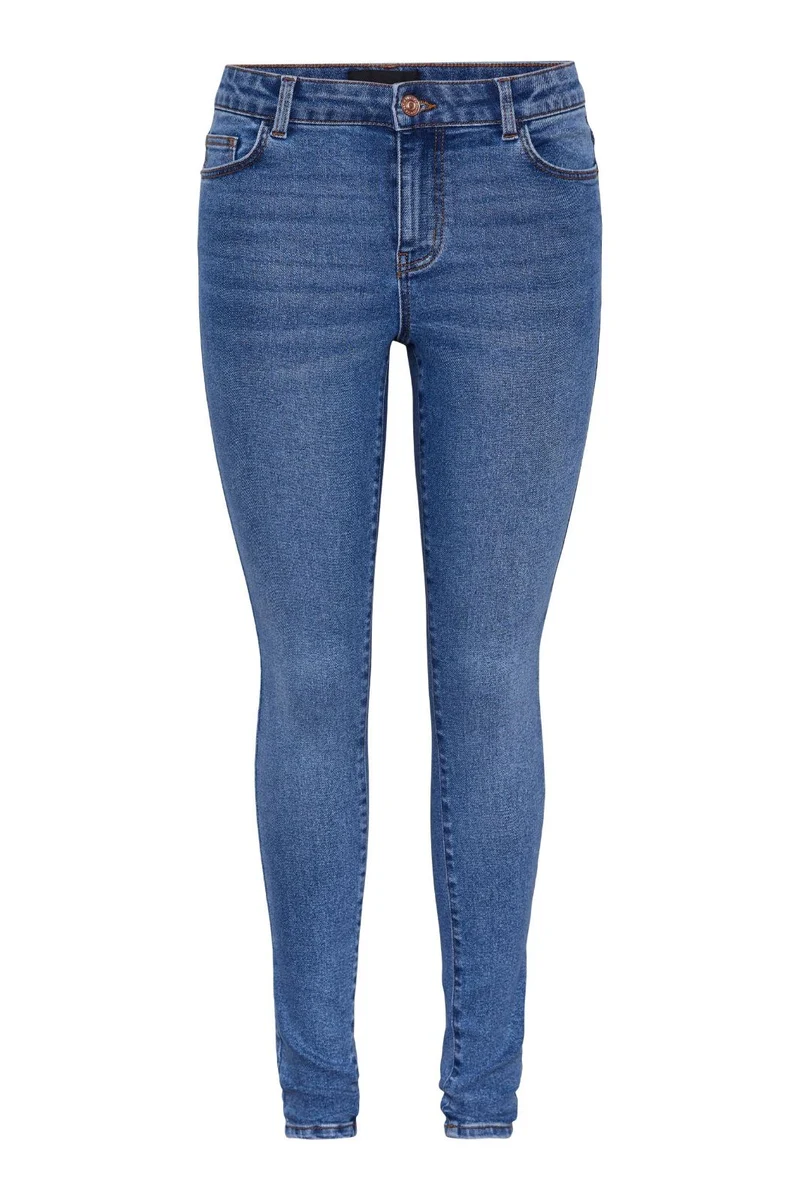Pieces - Pcdana Skinny Jeans Mb402 - 4438612 Medium Blue Denim