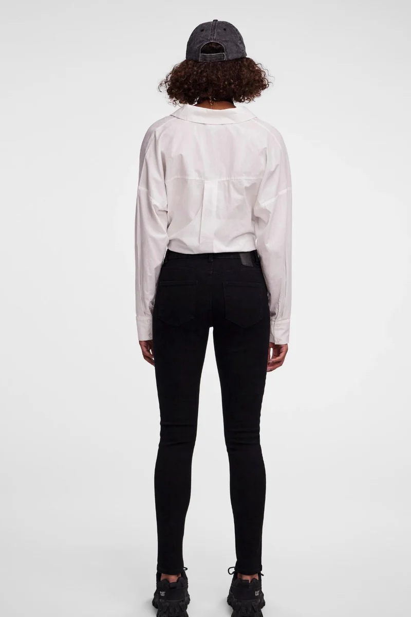 Pieces - Pcdana Skinny Jeans Bl102 - 4438592 Black Denim