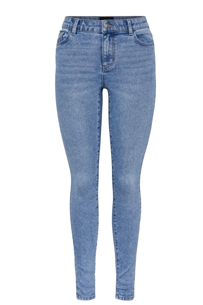 Pieces - Pcdana Skinny Jeans Lb302 - 4438602 Light Blue Denim