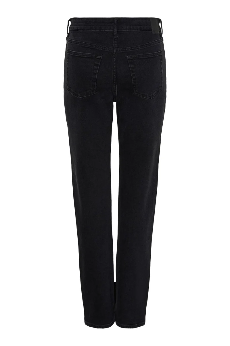 Pieces - Pckelly Straight Jeans Bl102 - 4421715 Black