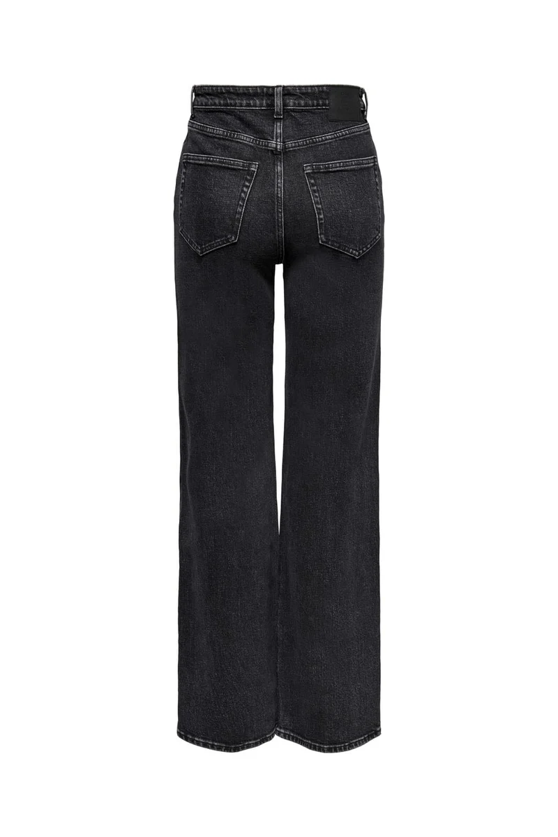 Only - Onljuicy Wide Leg Rea244 - 3860807 Black Denim Nas244