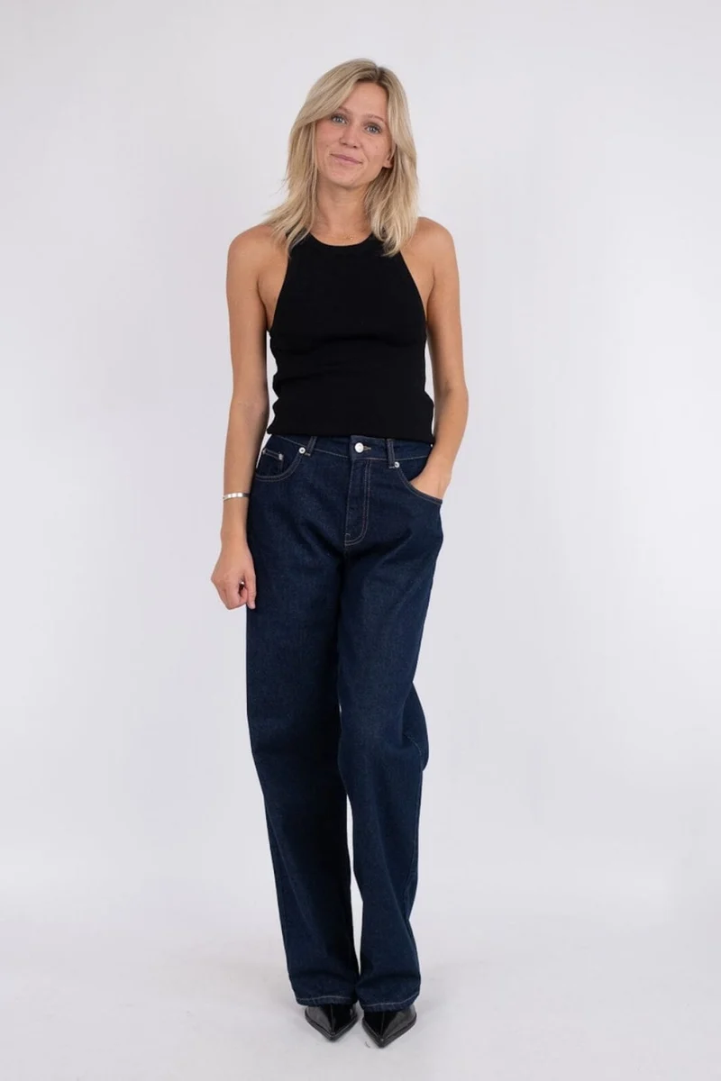 Neo Noir - Simona D Pants - Dark Blue