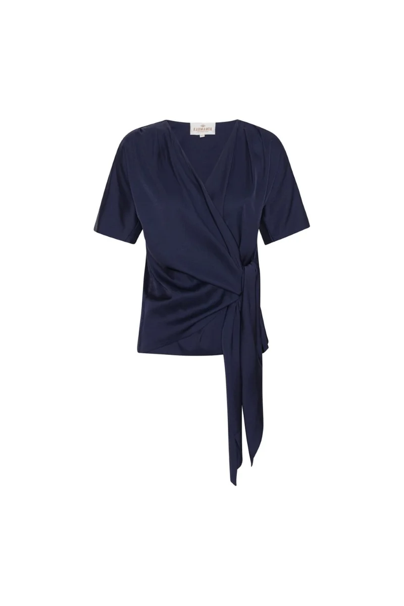 Karmamia - Dagmar Blouse - Oxford Blue