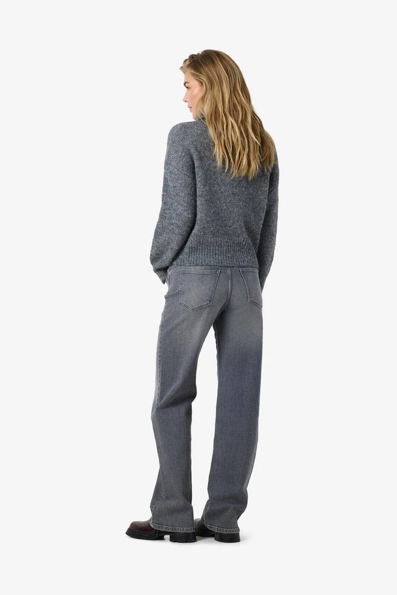 Noisy May - Nmyolanda Nw Wide Jeans Az371Dg Fwd - 4532618 Dark Grey Denim