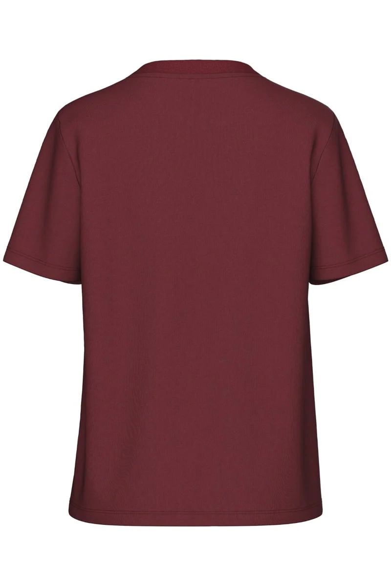 Pieces - Pcria Ss Solid Tee - 4551302 Tawny Port